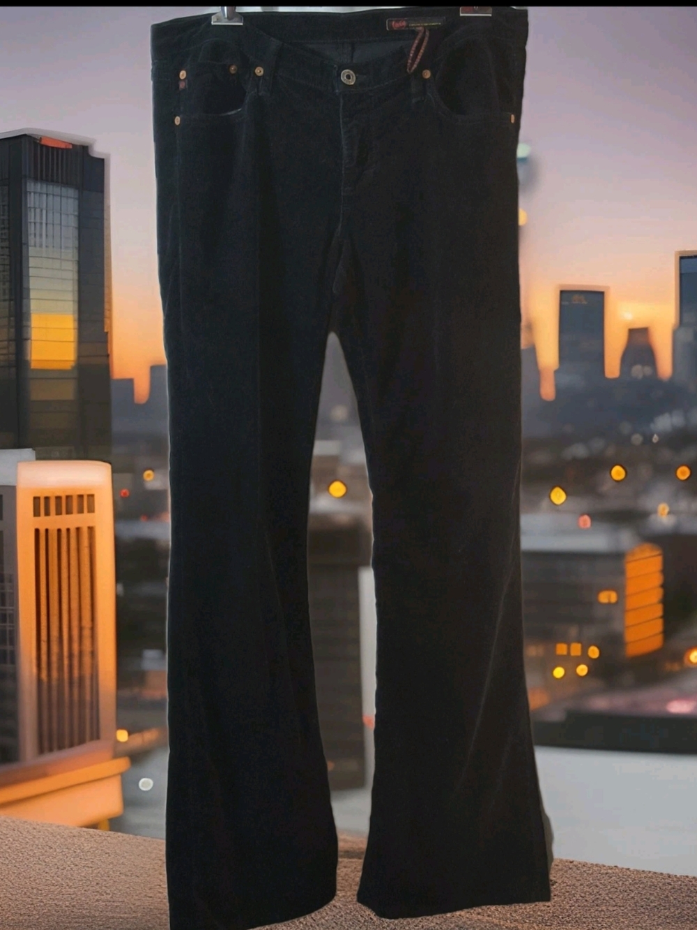 AG Adriano Goldschmied Pants  Black Corduroy Size 32R
